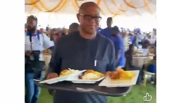 Peter Obi Serving Food Peter Obi Serving Food