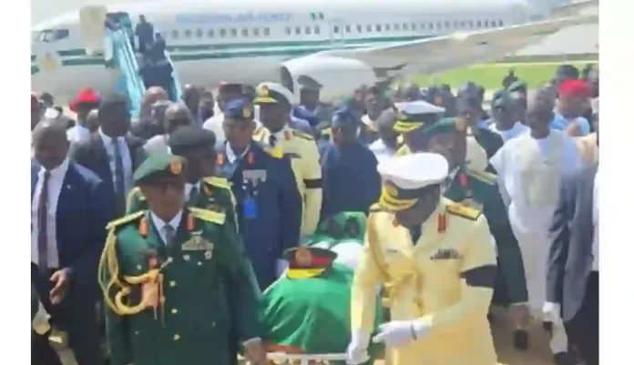 President Tinubu Receives Buhari Body