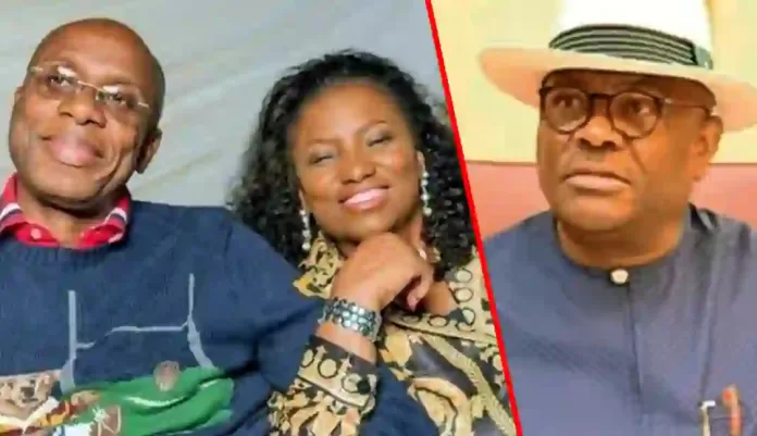 Rotimi Amaechi and His Wife - Judith and Nyesom Wike