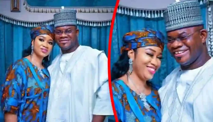 Yahaya Bello and His New Wife