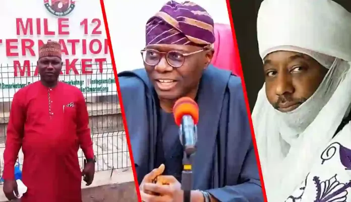 Alhaji Shehu Usman and Babajide Sanwo-olu and Emir Lamido Sanusi