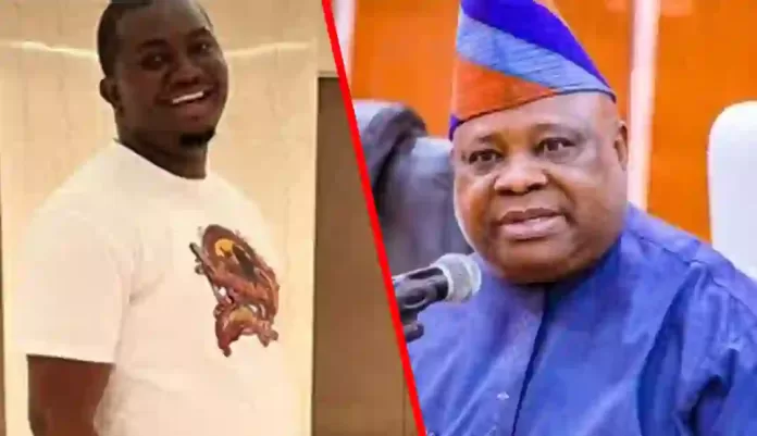 Dolapo Gafar and Governor Adeleke