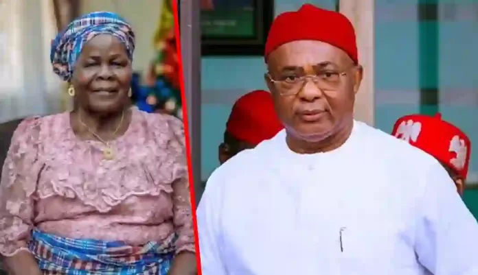 Mama Lydia Yilwatda and Governor Hope Uzodimma