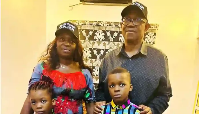 Mrs Justina Azuka and Peter Obi Mrs Justina Azuka and Peter Obi