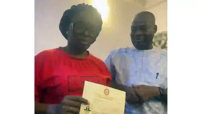 Mrs Justina Azuka and Senator Nwoye Mrs Justina Azuka and Senator Nwoye