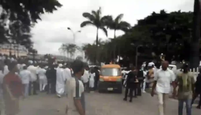 Benue Youth Protesting