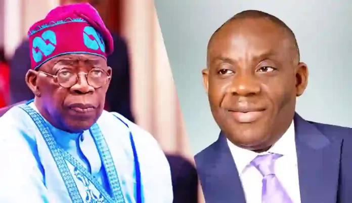 Bola Tinubu and Tunji Alausa