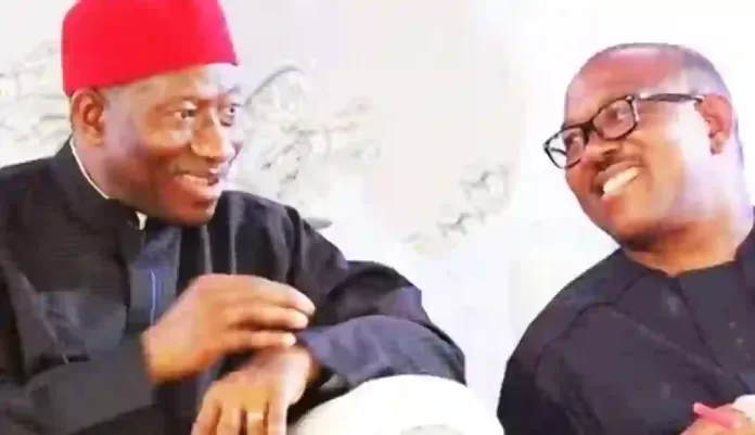 Peter Obi and Goodluck Jonathan