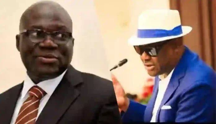 Reuben Abati and Nyesom Wike