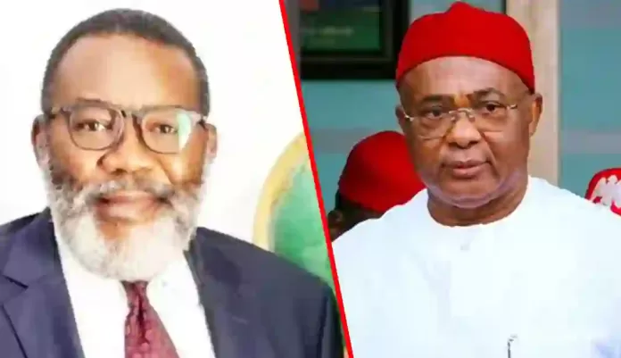 Willie Amadi and Gov Hope Uzodimma