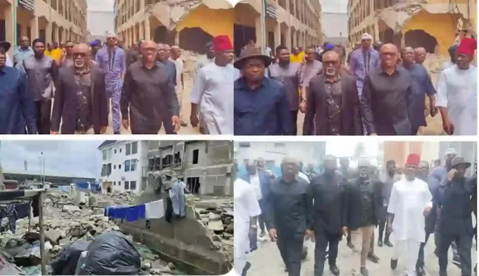 Demolished ASPAMDA Market Lagos