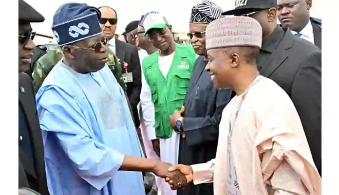 Farouk Lawan with Bola Tinubu