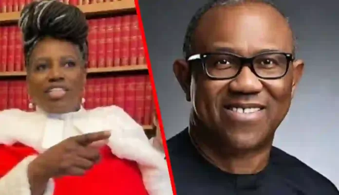 Hon Justice Margaret Obi and Peter Obi