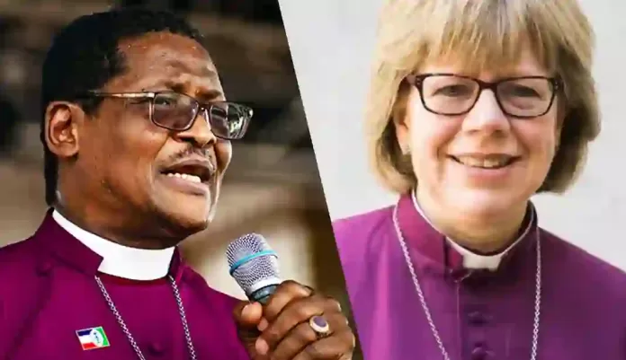 Most Revd Henry Ndukuba and Bishop Sarah Mullally