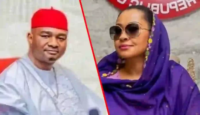 Peter Nwebonyi and Senator Natasha Akpoti-Uduaghan