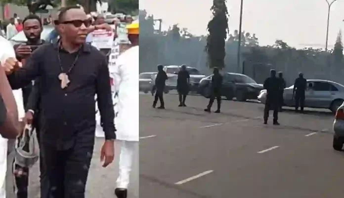 Sowore on Free Nnamdi Kano Protest Sowore on Free Nnamdi Kano Protest