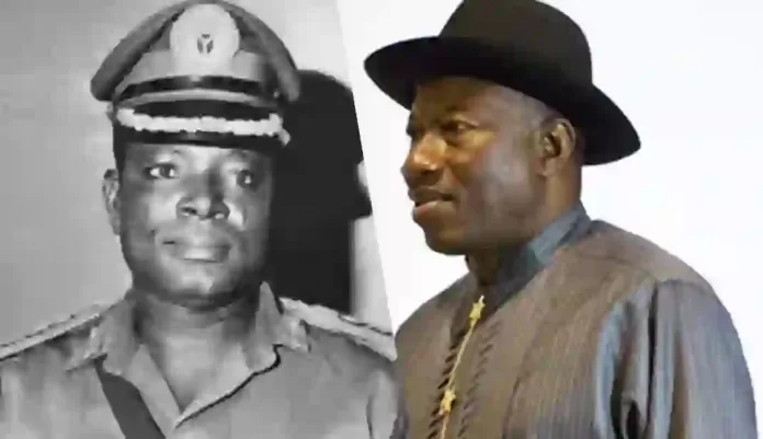 Abdullahi Mohammed and Goodluck Jonathan