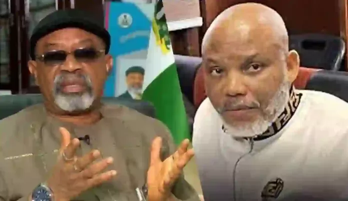 Chris Ngige and Nnamdi Kanu