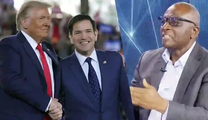 Donald Trump and Marco Rubio and Bayo Onanuga