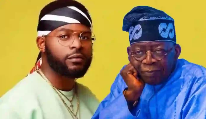 Falz Falana and Bola Tinubu