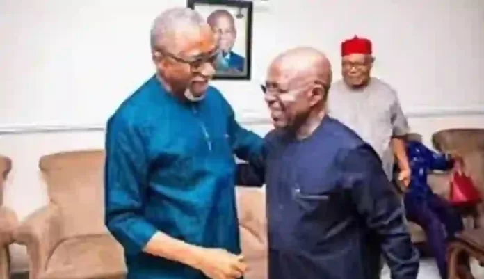 Gov Alex Otti and Senator Enyinnaya Abaribe