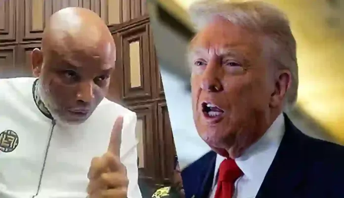 Nnamdi Kanu and Donald Trup