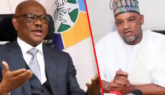 Nyesom Wike and Ambassador Ilya Umar Damagum