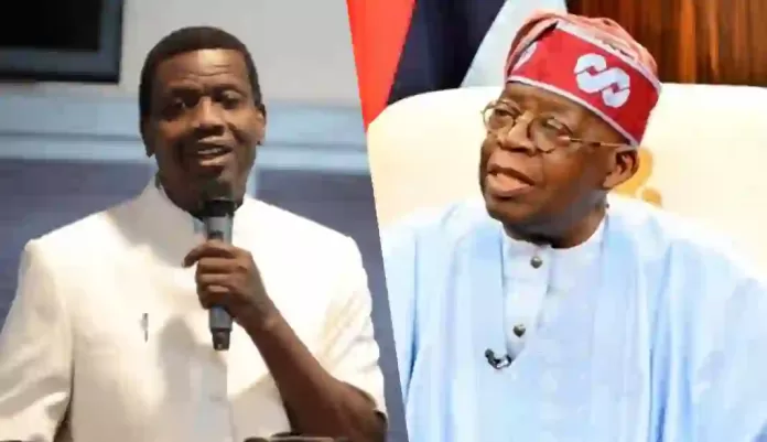 Pastor Adeboye and Bola Tinubu