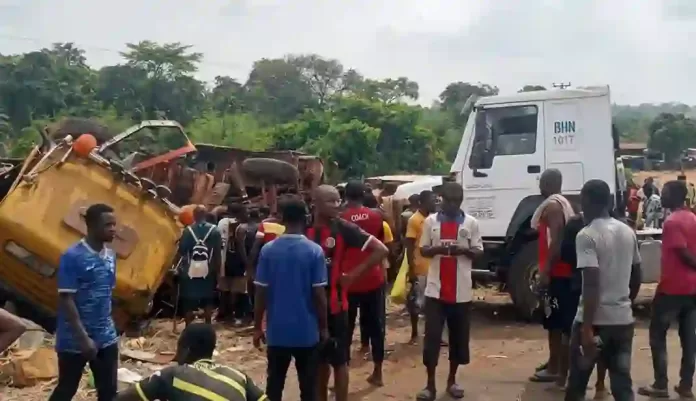 Accident at New Gariki Market Enugu