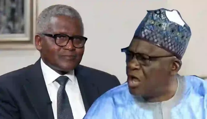 Aliko Dangote and Kailani Mohammed