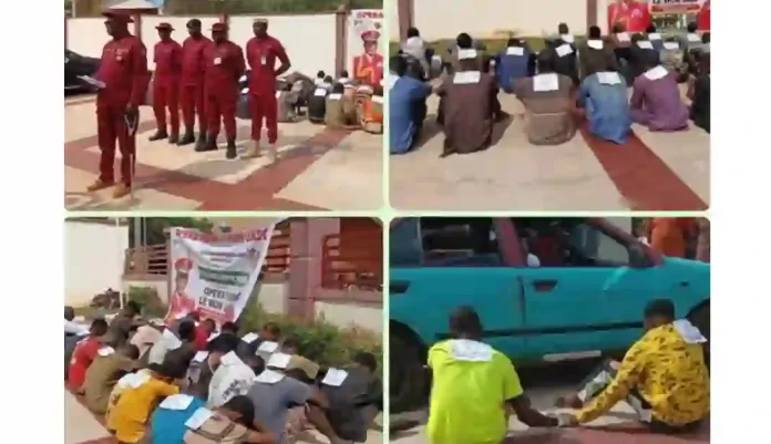 Amotekun Arrested Fleeing Bandits