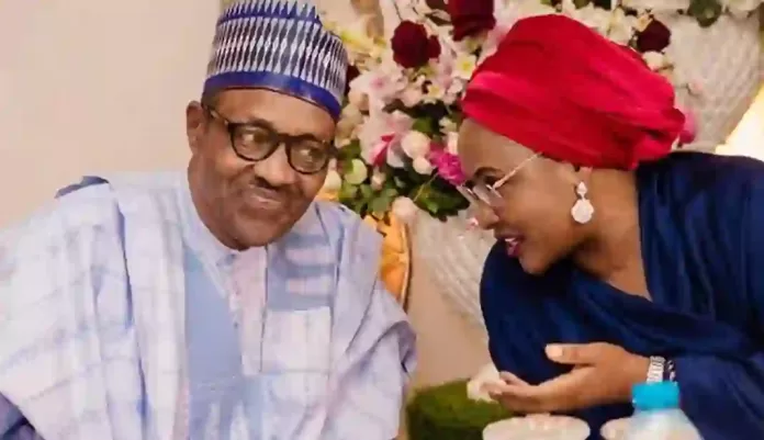 Buhari and Aisha Buhari