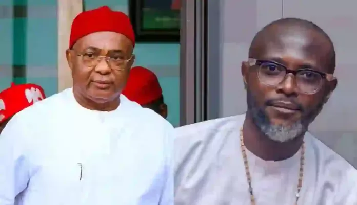 Hope Uzodimma and Comrade Ifeanyi Nwanguma