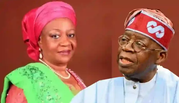 Lauretta Onochie and President Bola Tinubu