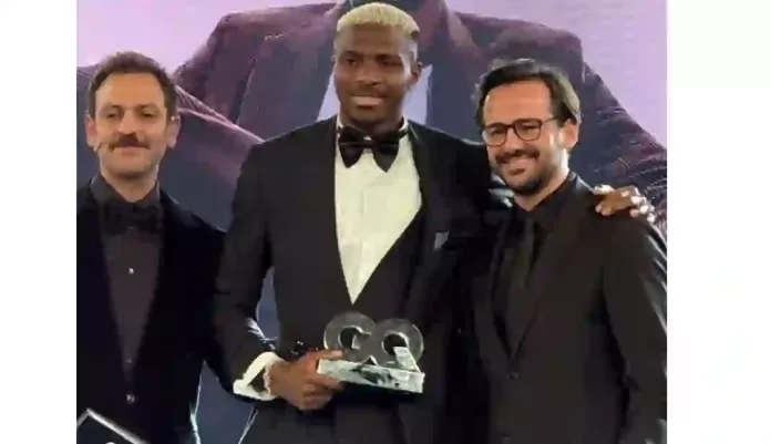Osimhen Bags GQ Sportsman Of The Year Award In Turkey