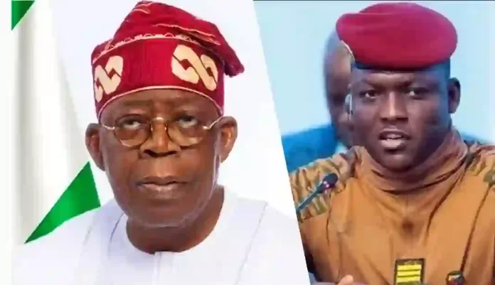 President Bola Tinubu and Burkinafasoo