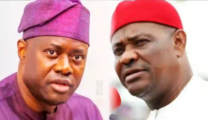 Seyi Makinde and Nyesom Wike