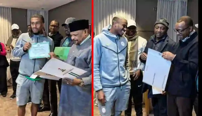 Super Eagles Receives Title Documents