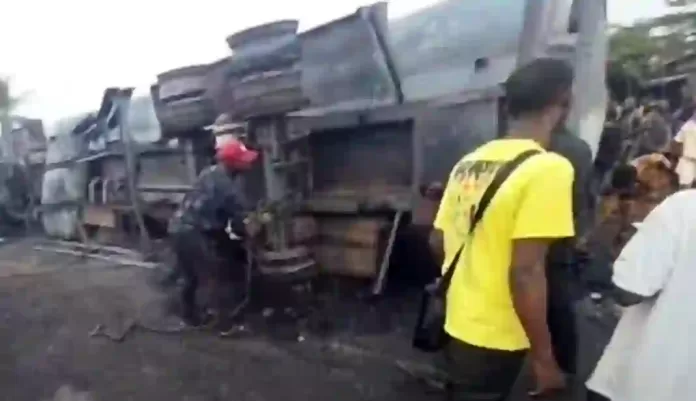 Tanker Explosion On Lagos- Badagry Expressway