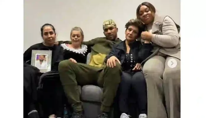 Anthony Joshua visits his deceased friends families