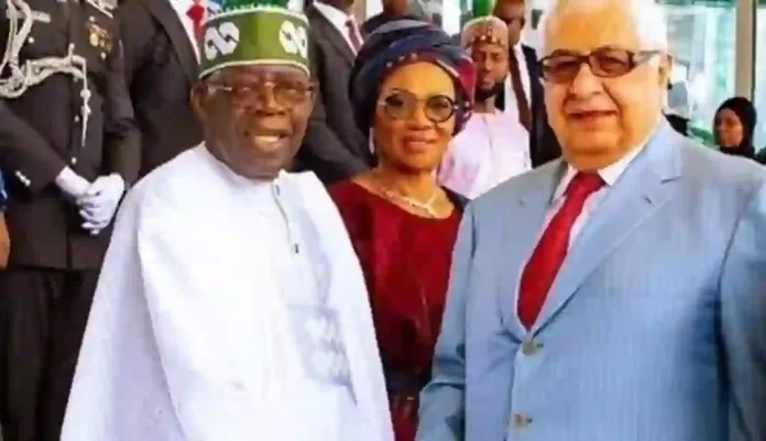 Gilbert Chagoury and President Bola Tinubu