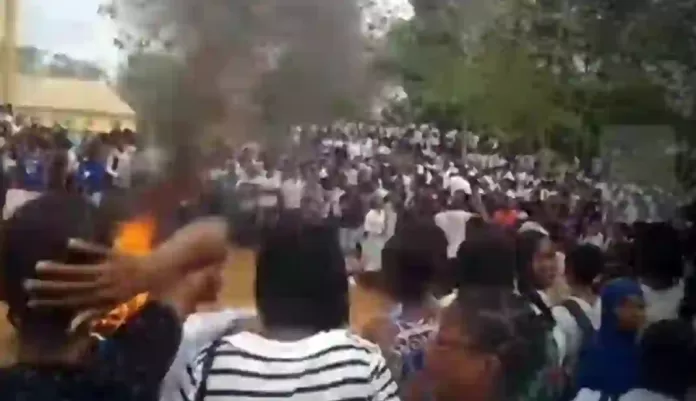 Ondo Health College Students Protest