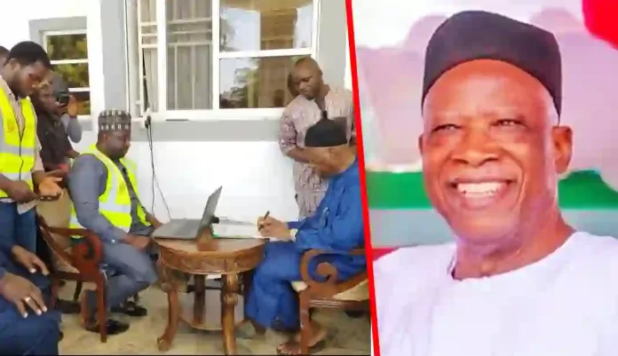 Senator Abdullahi Adamu Joins ADC, Collects Membership Card