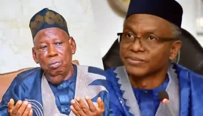 Abdullahi Ganduje and Malam Nasir El-Rufai
