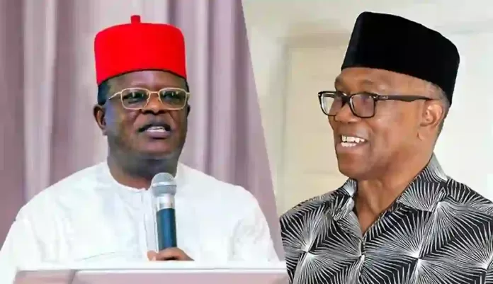 Dave Umahi and Peter Obi Dave Umahi and Peter Obi