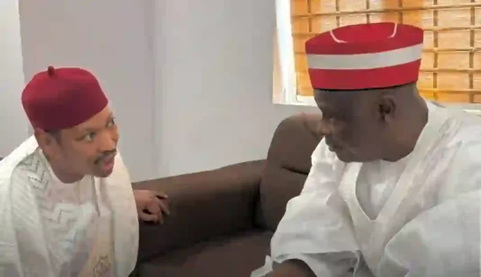Ganduje Son visits Kwankwaso