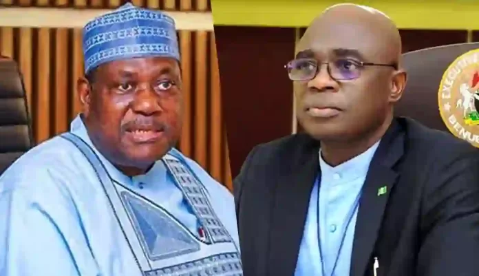 George Akume and Rev Fr Hyacinth Alia
