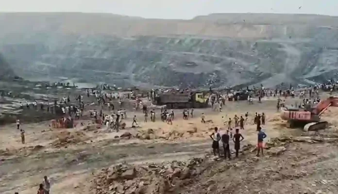 Mining site in Zurak Wase in Plateau State