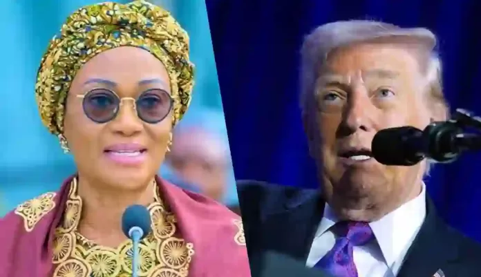 Oluremi Tinubu and Donald Trump