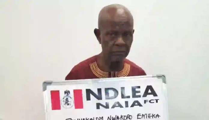 74-Year Old Grandpa Arrested by NDLEA 74-Year Old Grandpa Arrested by NDLEA